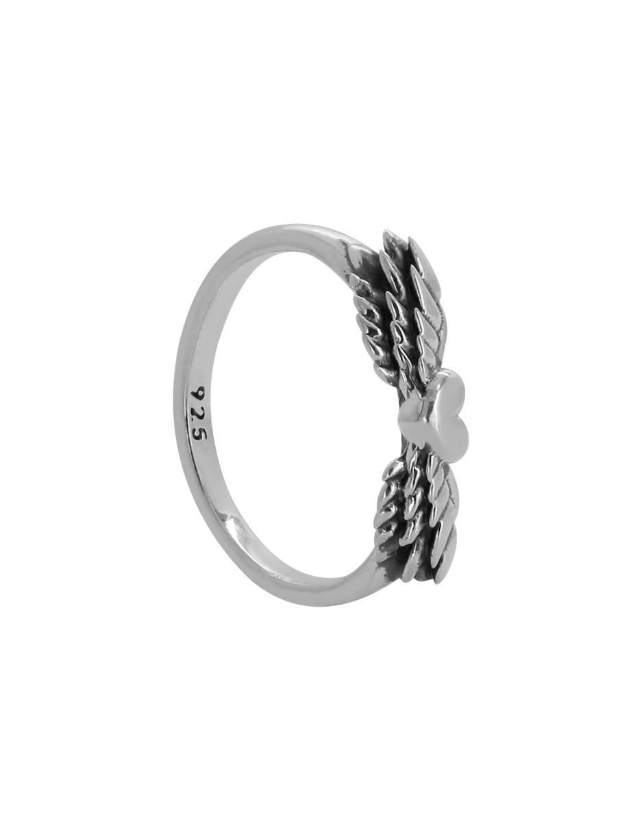 Anillo de corazón P 925 de plata liso 3