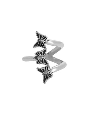 Anillo de mariposa P 925 de plata brillante Anillo de mariposa P 925 de plata brillante