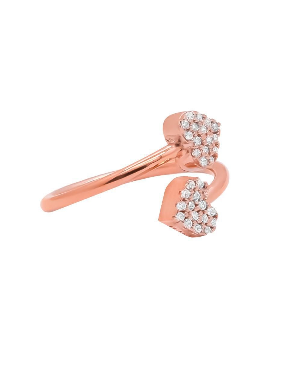 Anillo de corazón Destellos P 925 de plata zirconia brillante