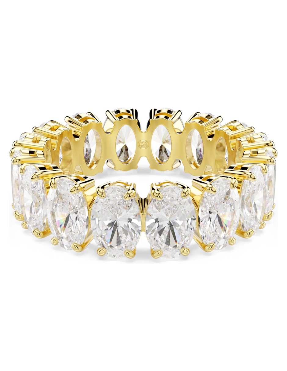 Anillo ovalado acabado brillante