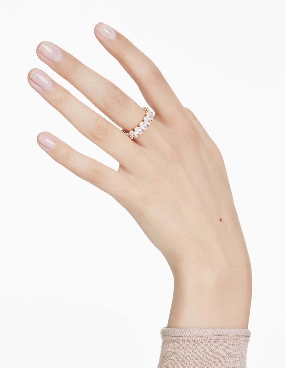 Anillo ovalado acabado brillante 2
