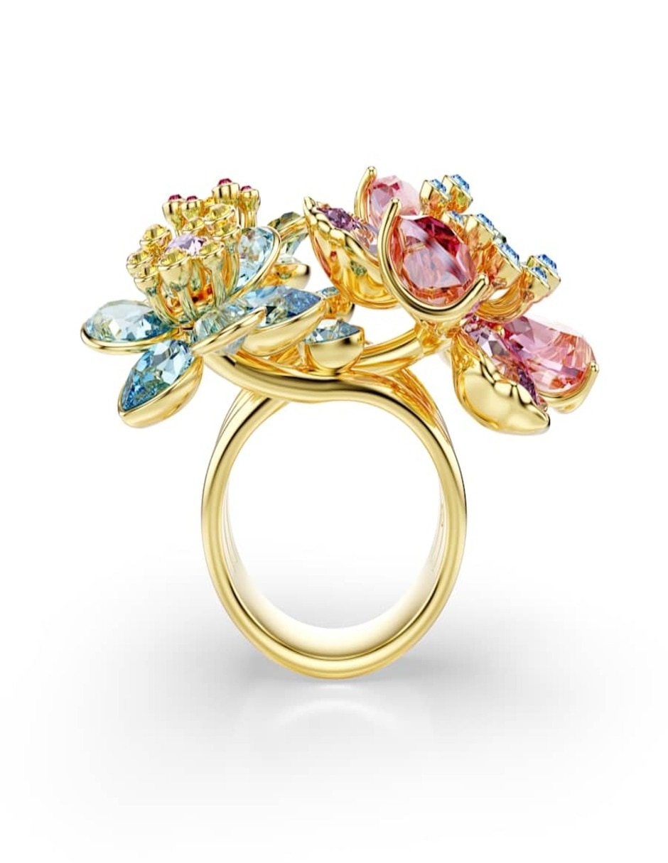 Anillo de flor Idyllia F Florere pavé