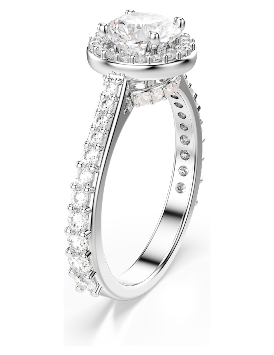 Anillo de (si aplica) Circular Una Angelic No aplica Sin kilataje de Rodio Swarovski Brillante 3