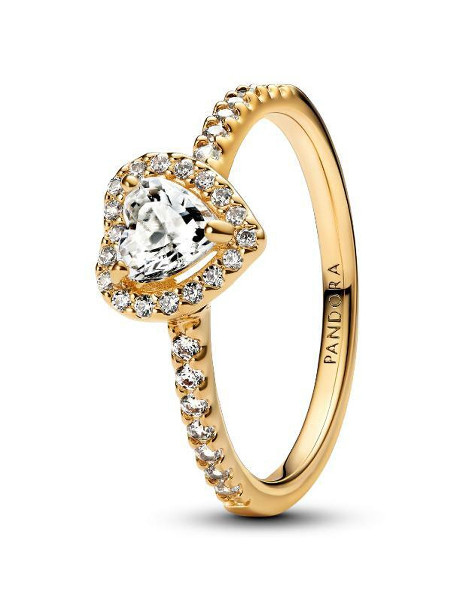 Anillo de corazón Timeless de plata zirconia cúbica brillante 2