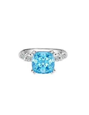 Anillo P 925 de plata zirconia