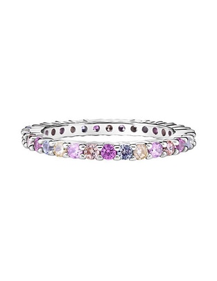 Anillo redondo Kaide P 925 de plata zirconia Anillo redondo Kaide P 925 de plata zirconia