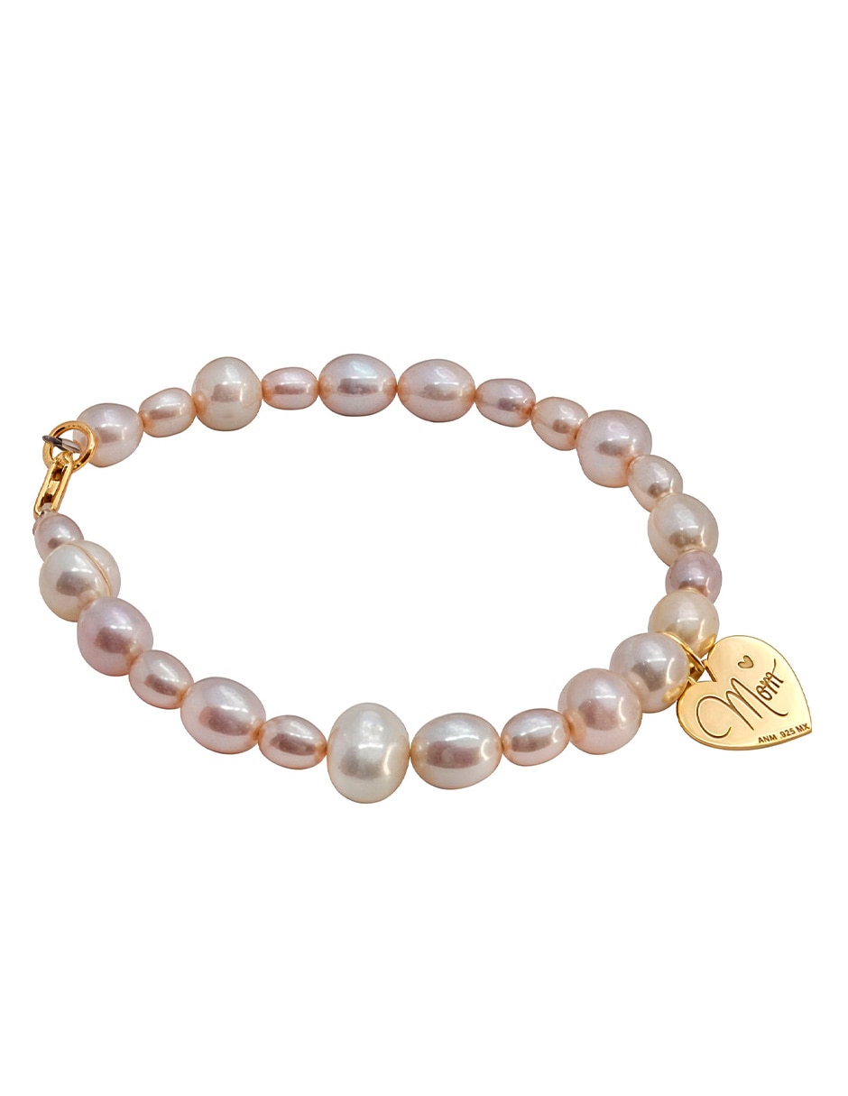Brazalete de plata P 925 con acabado liso 2