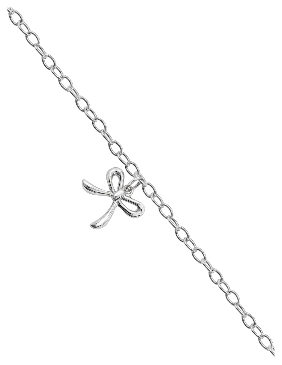 Pulsera de plata p 925 Garabatos con acabado liso 2