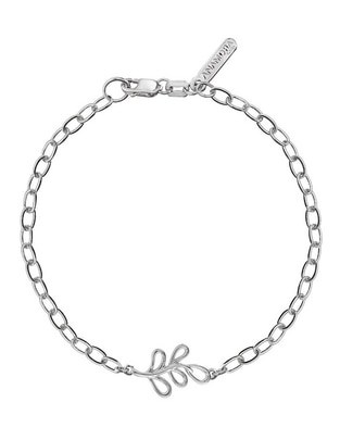 Pulsera de plata P 925 Garabatos con acabado liso Pulsera de plata P 925 Garabatos con acabado liso
