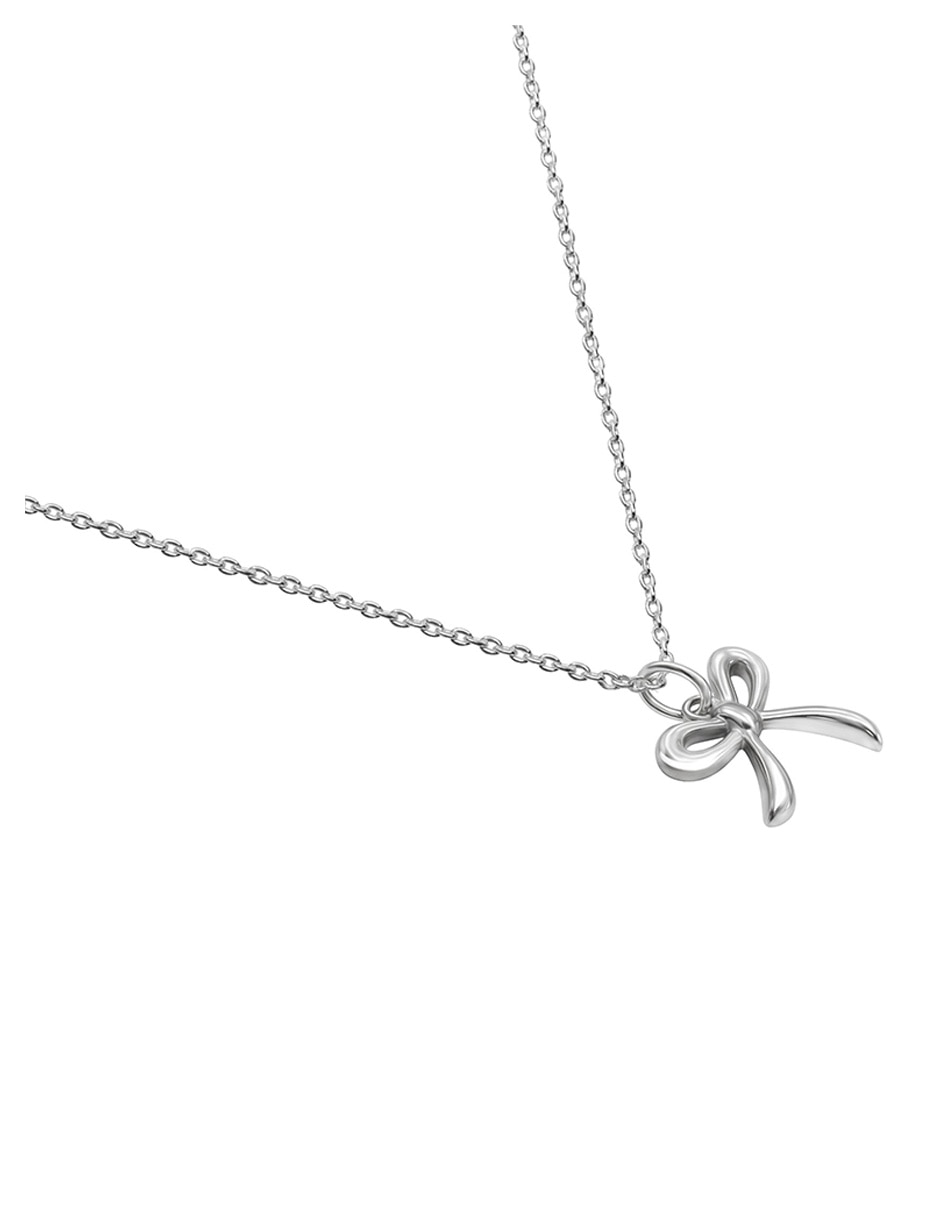 Colgante de moño Garabatos de plata P 925