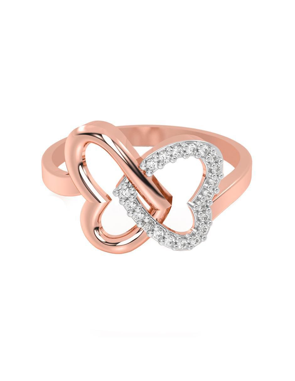 Anillo de oro zirconia brillante 1