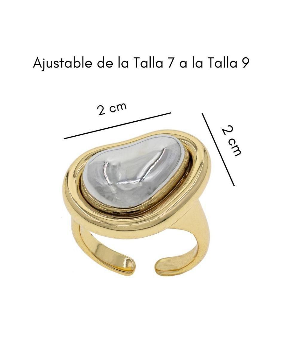Anillo baño de rodio 3