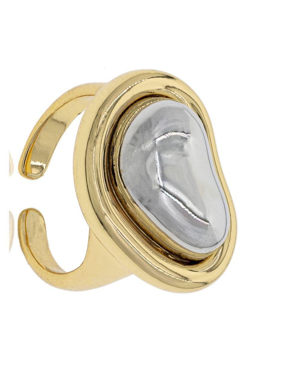 Anillo baño de rodio 2