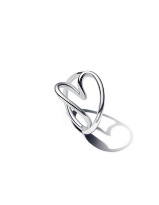 Anillo de corazón Essence P 925 de plata brillante Anillo de corazón Essence P 925 de plata brillante