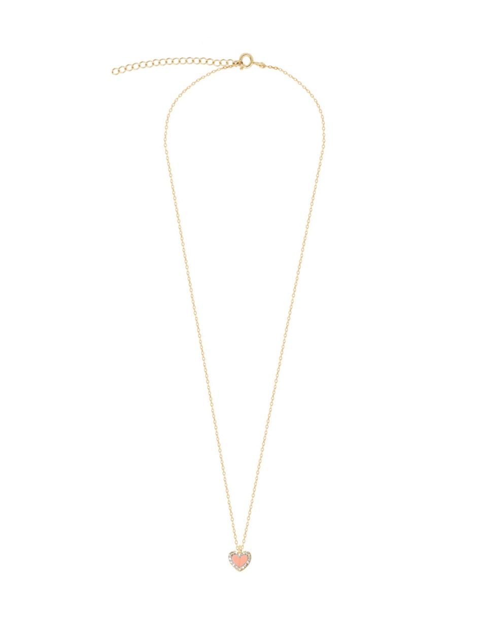 Collar con dije de corazón de plata p 925 2