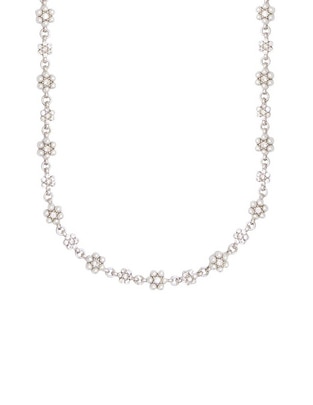 Collar de flor destellos