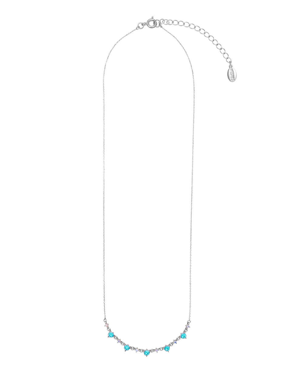 Collar chispitas aqua Collar chispitas aqua