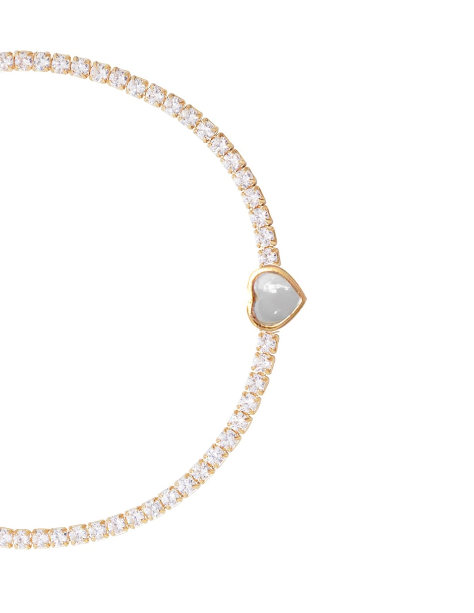 Pulsera de plata p 925 piedra natural con acabado brillante 2