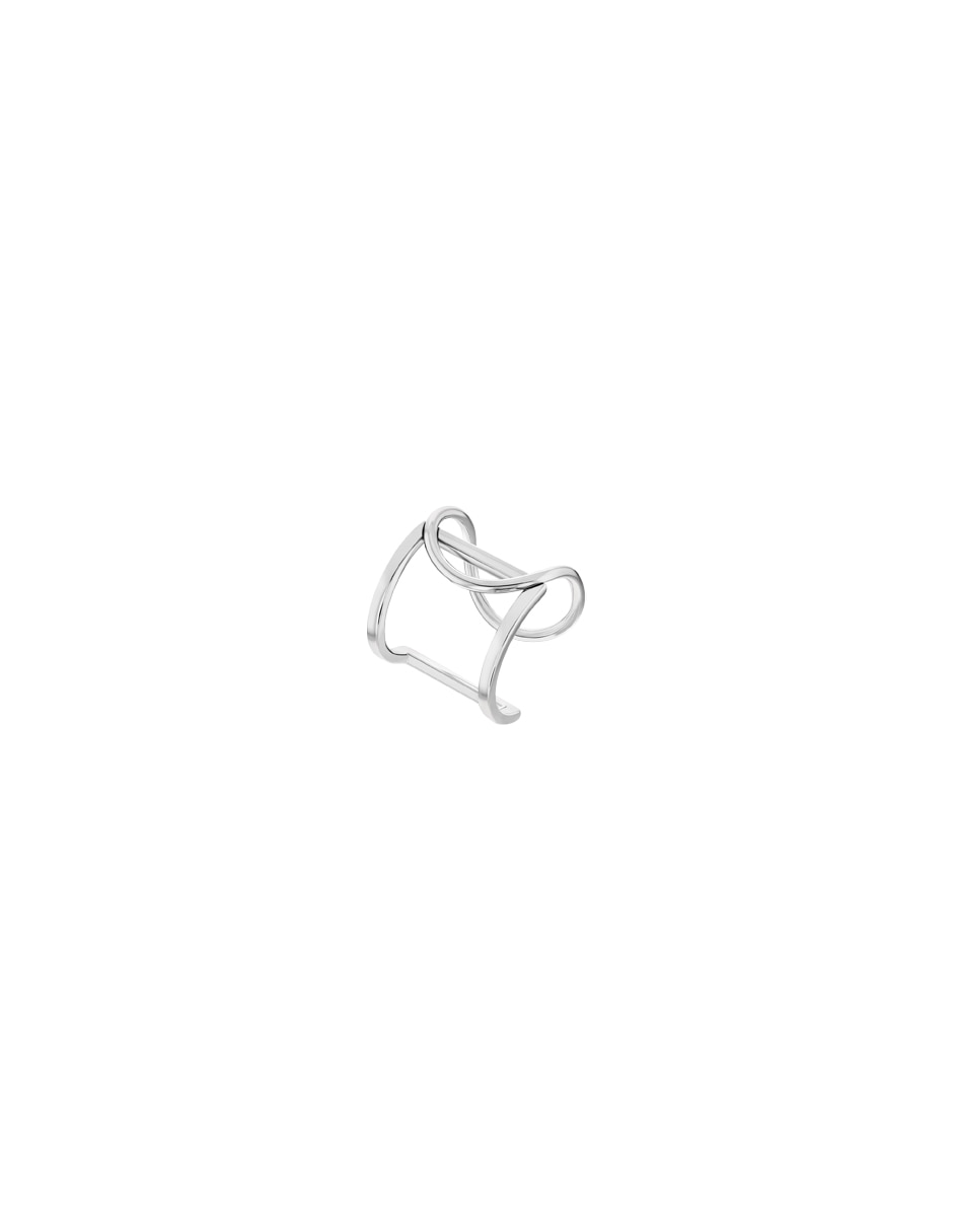 Anillo geométricos Contoured Geometry brillante