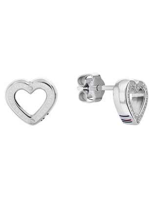 Aretes de corazón Toggle Heart con acabado brillante Aretes de corazón Toggle Heart con acabado brillante