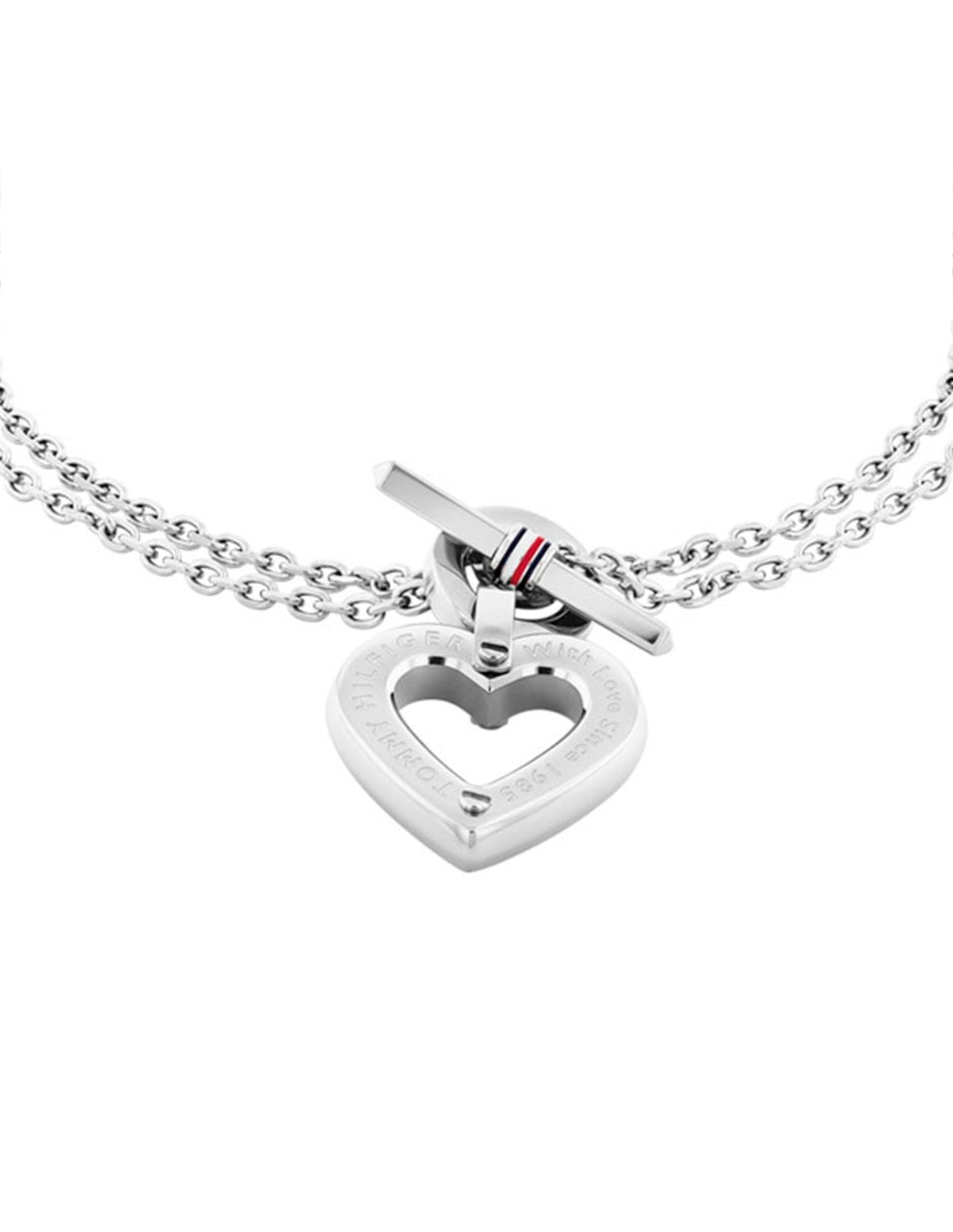 Pulsera Toggle Heart acabado pulido 2