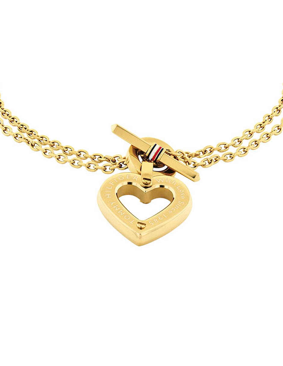 Pulsera Toggle Heart acabado brillante 2