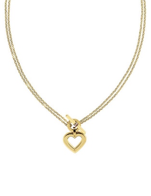 Collar de corazón Toggle Heart