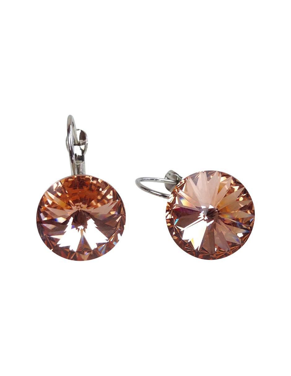 Aretes con acabado brillante cristal 4