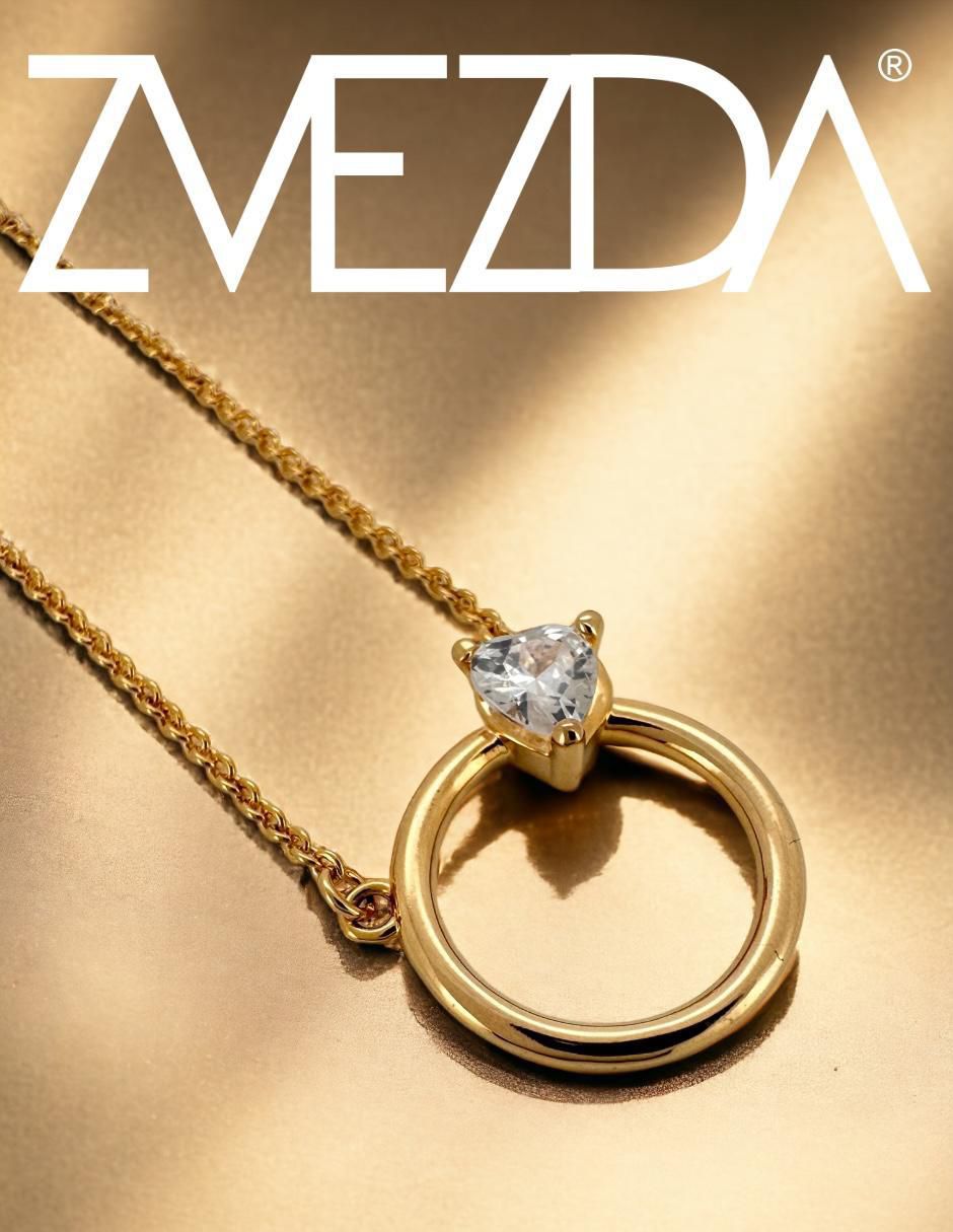 Collar corazón Aurore 18 K 2