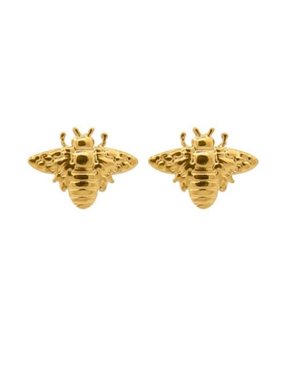 Broqueles de abeja con acabado brillante