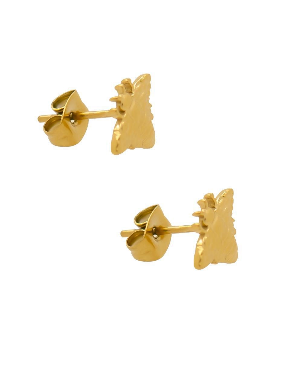 Broqueles de abeja con acabado brillante