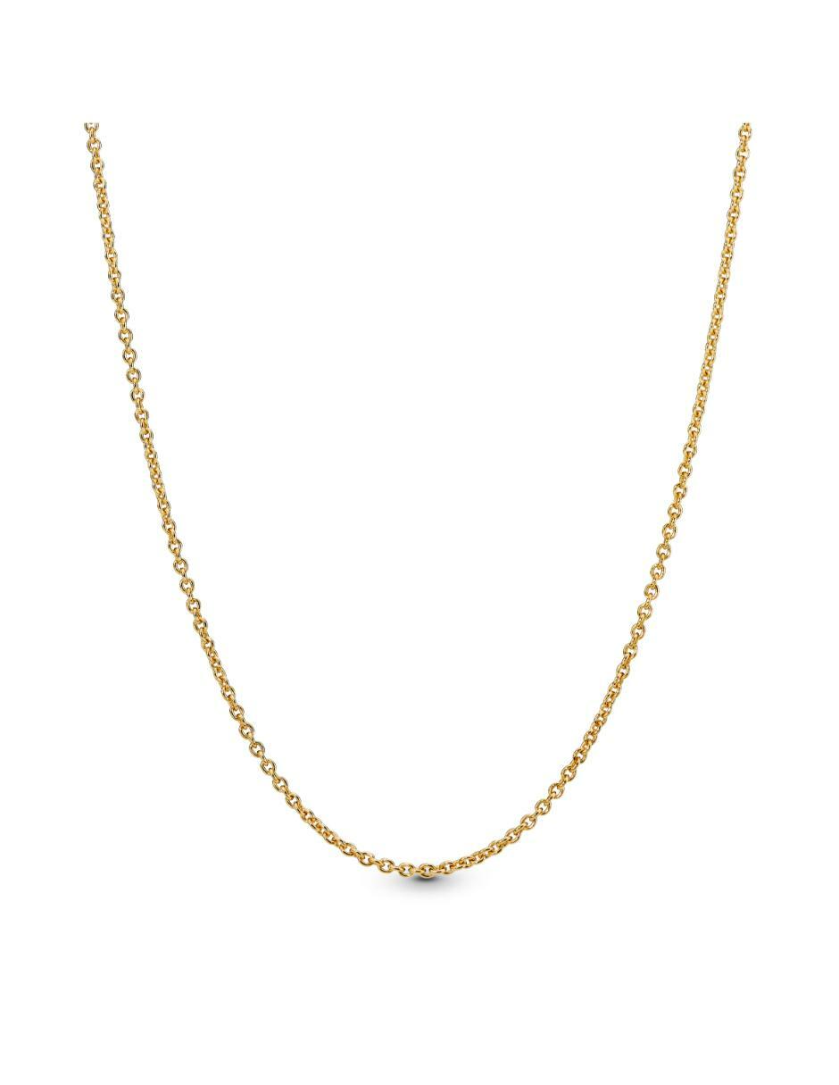 Collar de plata con acabado baño de oro P 925 2