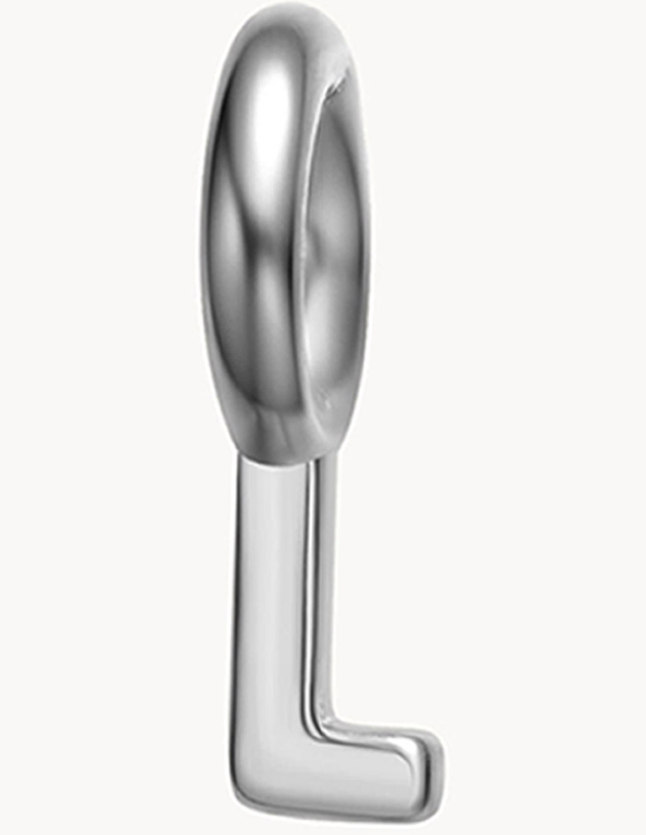 Charm de letra L Charm Classic de plata P 925