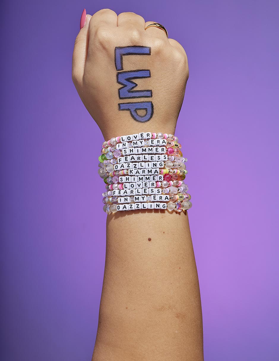 Pulsera con cristal Friendship acabado chapa de oro 2