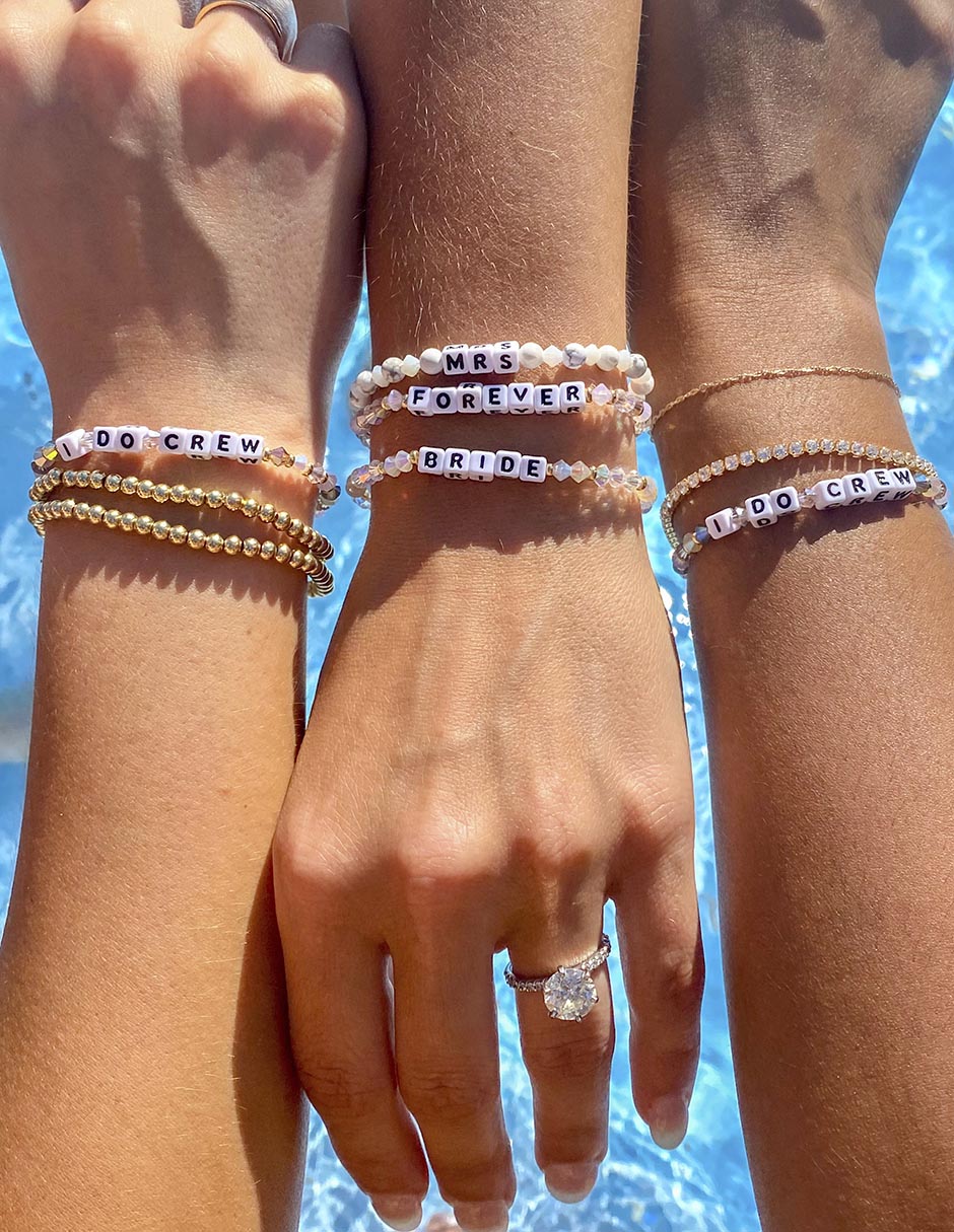 Brazalete con cristal Bridal acabado chapa de oro 2