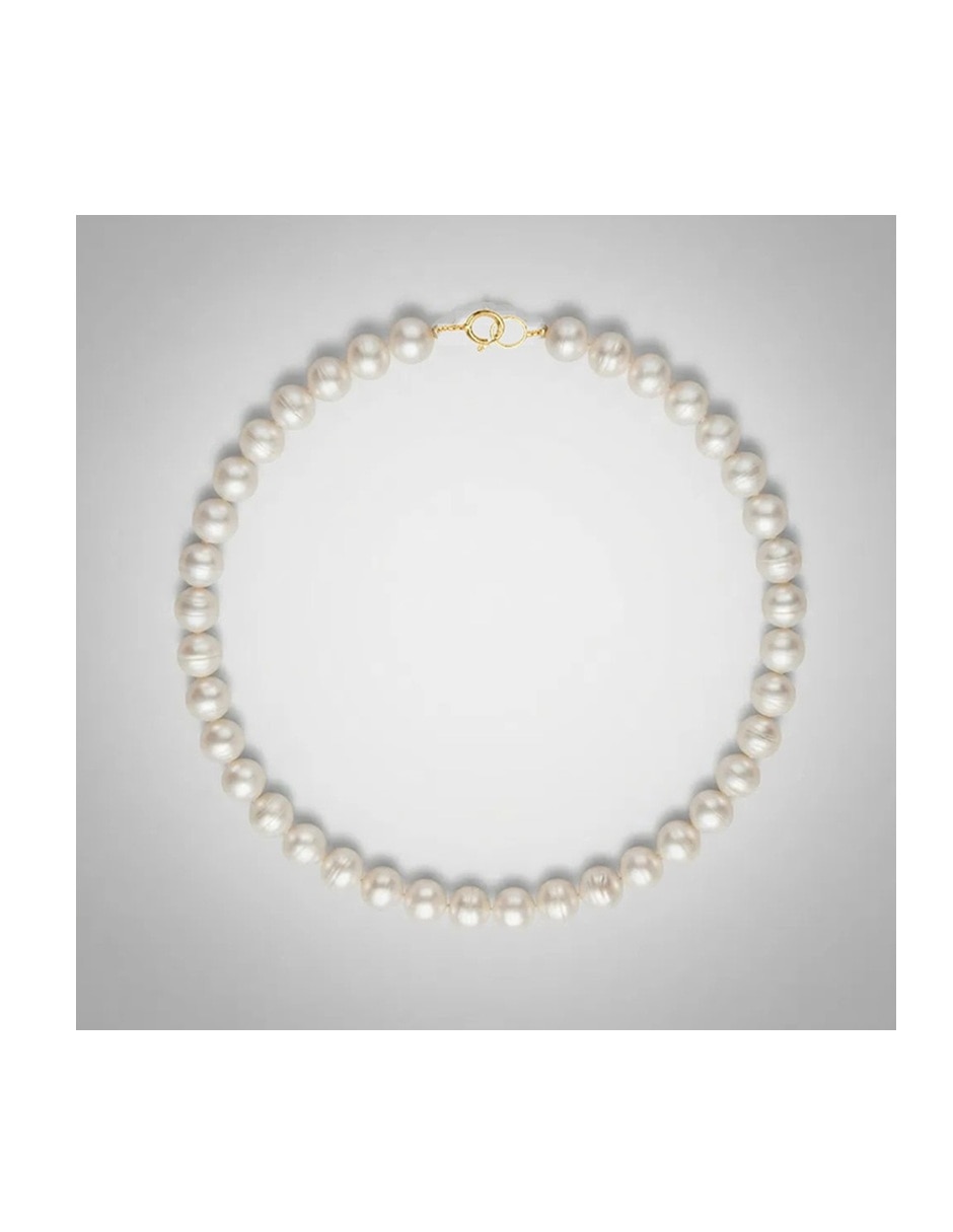 Collar de esfera de oro amarillo 14 k
