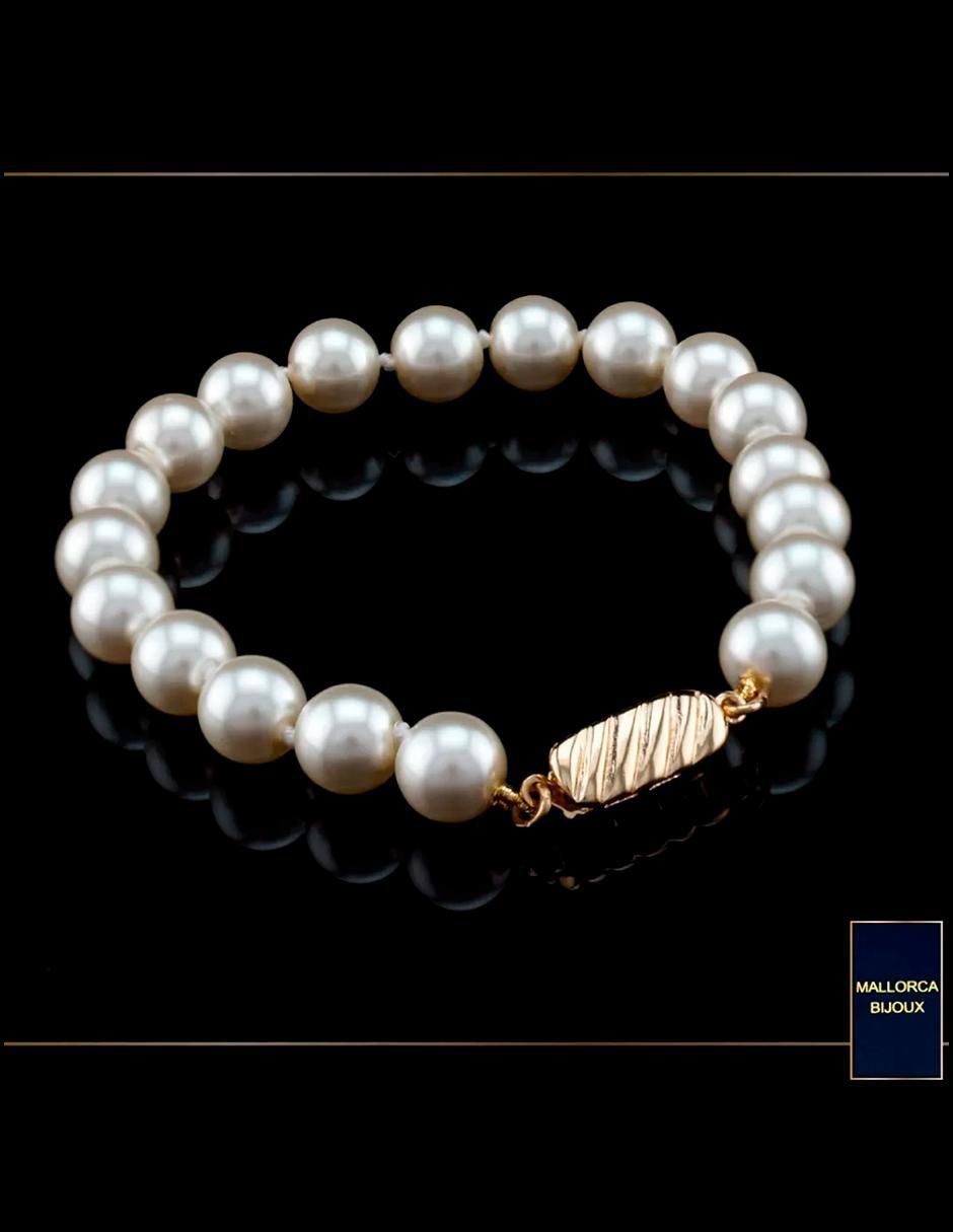 Pulsera con perla Perlas De Mallorca acabado liso 6