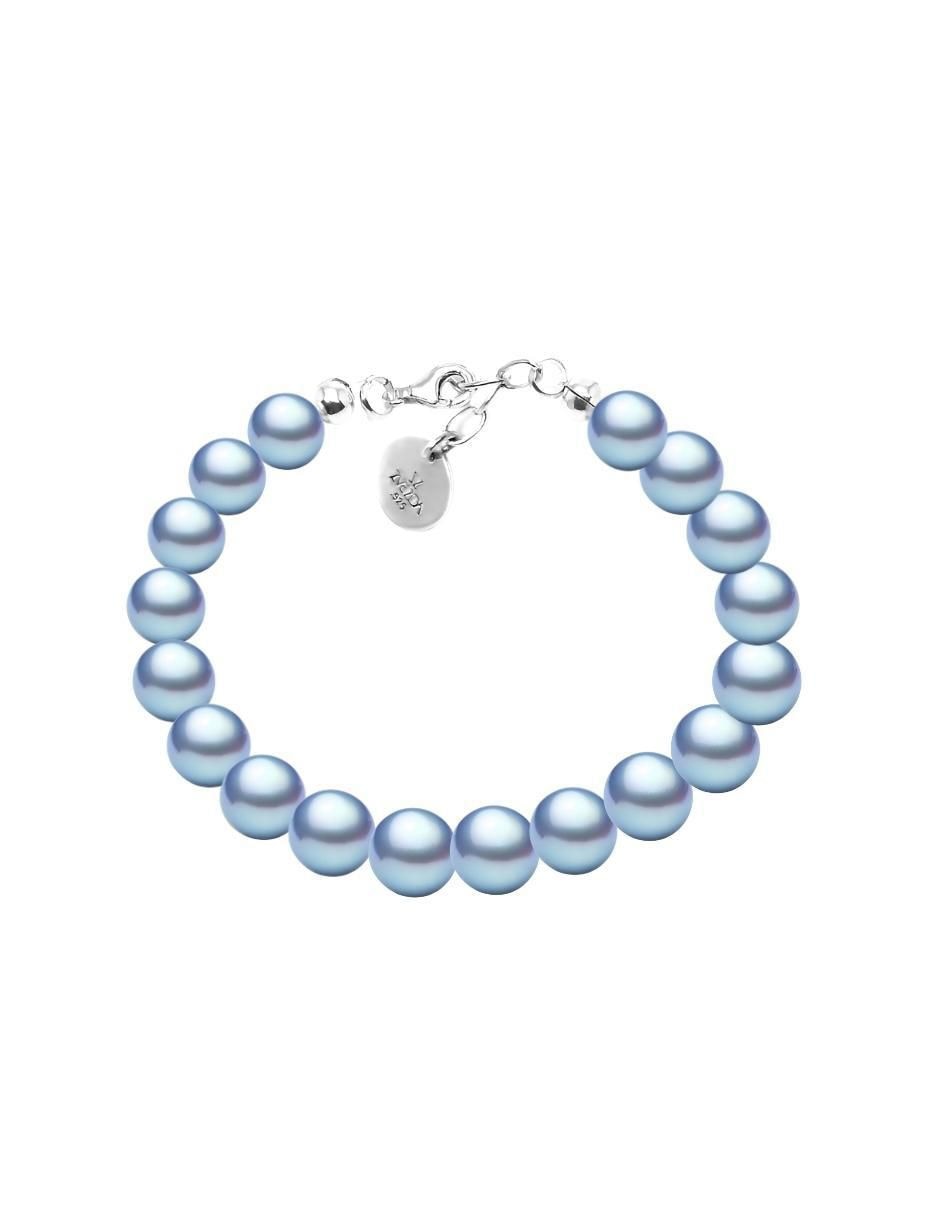 Pulsera de plata con perla de cristal p 925 Éclair Pulsera de plata con perla de cristal p 925 Éclair