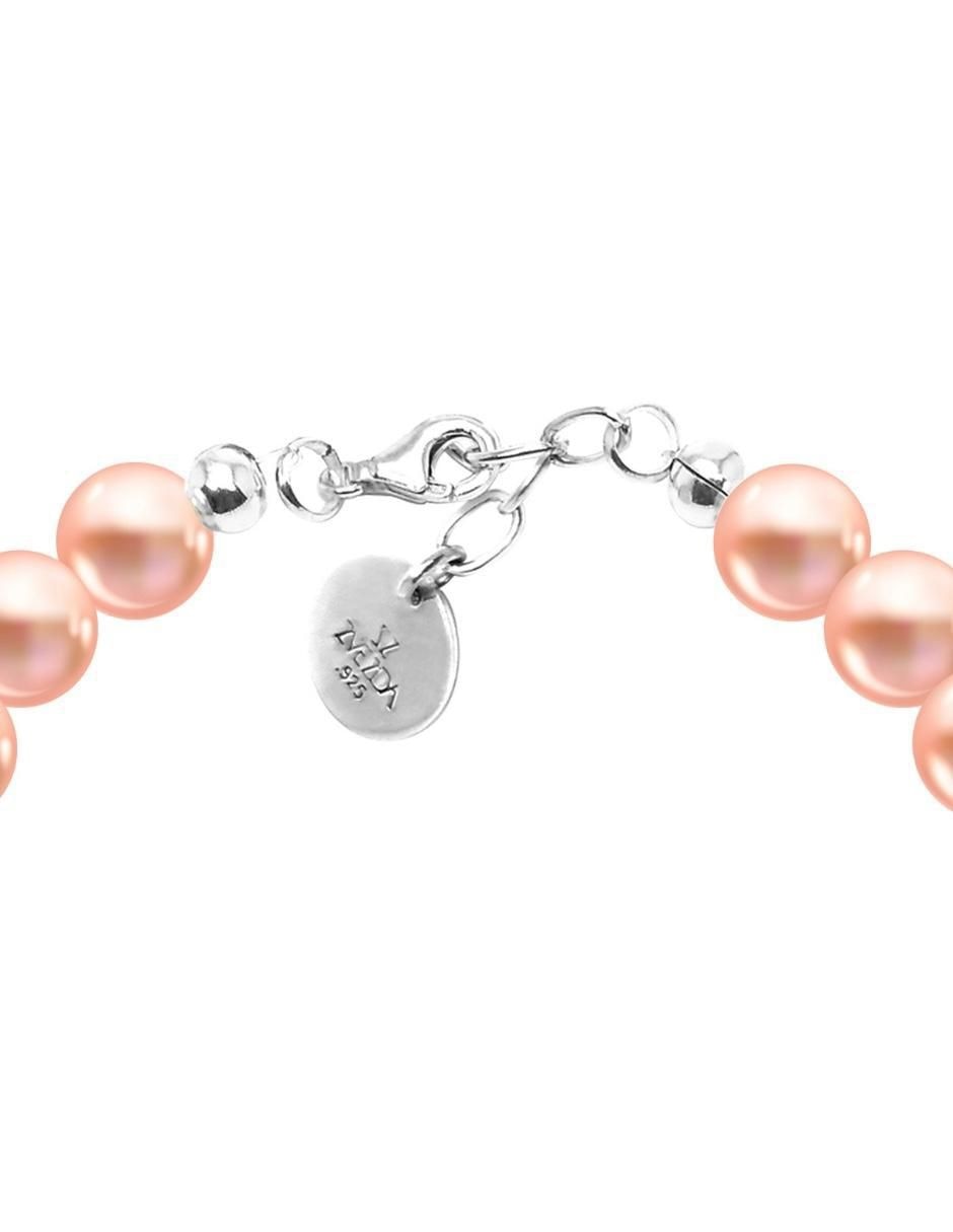 Pulsera de plata con perla de cristal p 925 Éclair 3