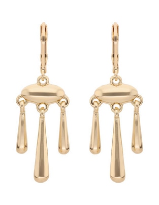 Aretes con acabado brillante Aretes con acabado brillante