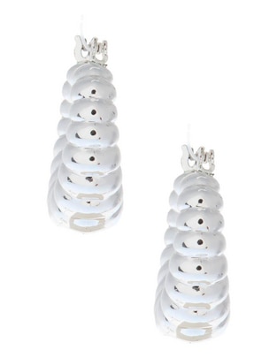 Aretes circulares con acabado brillante