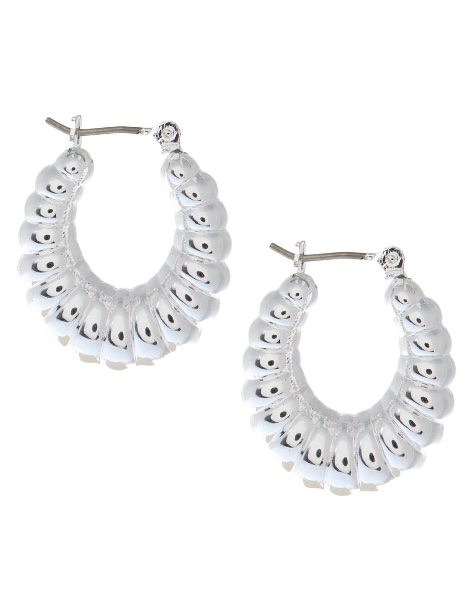 Aretes circulares con acabado brillante 3