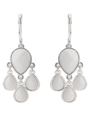 Aretes de gota con acabado brillante Aretes de gota con acabado brillante