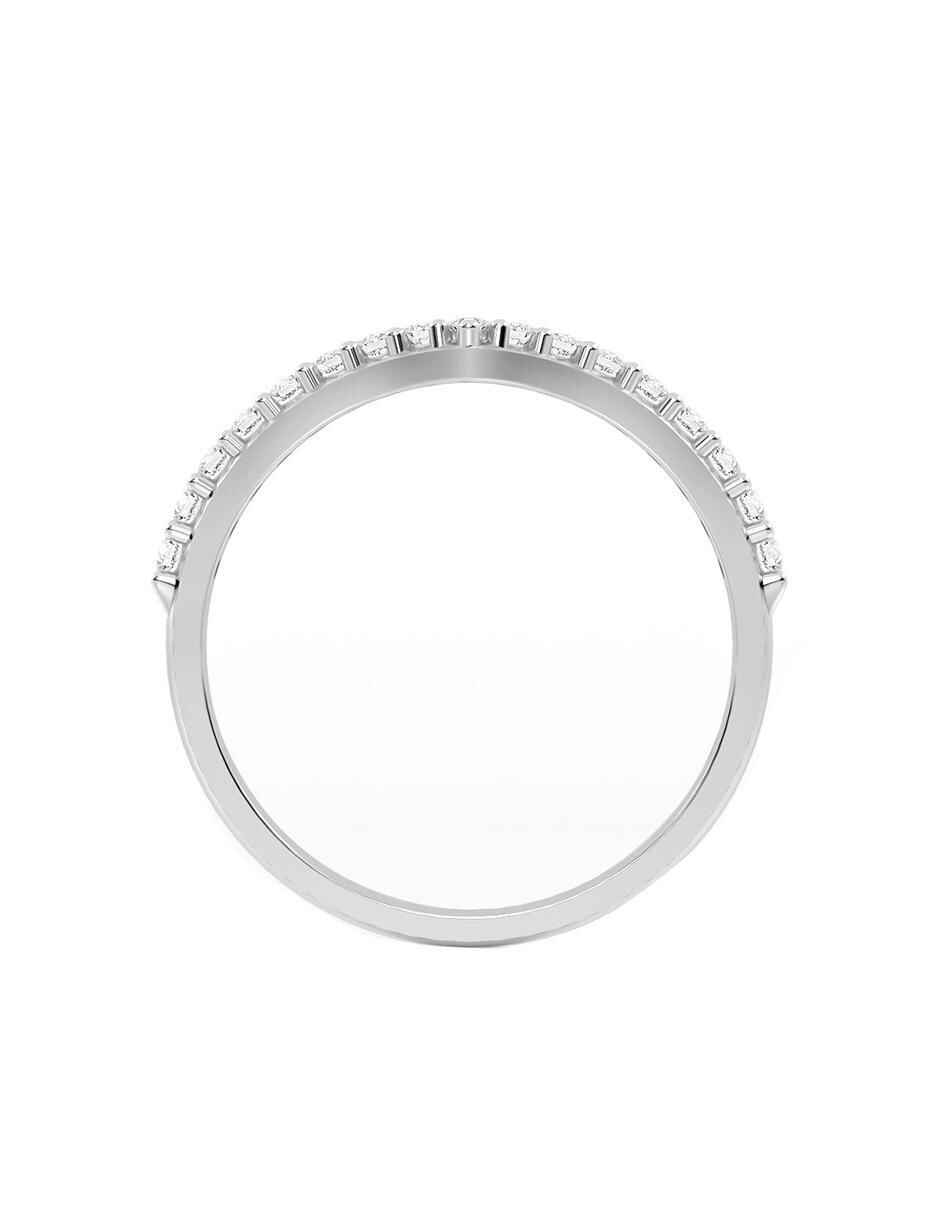 Anillo 10 k de oro zirconia brillante 3