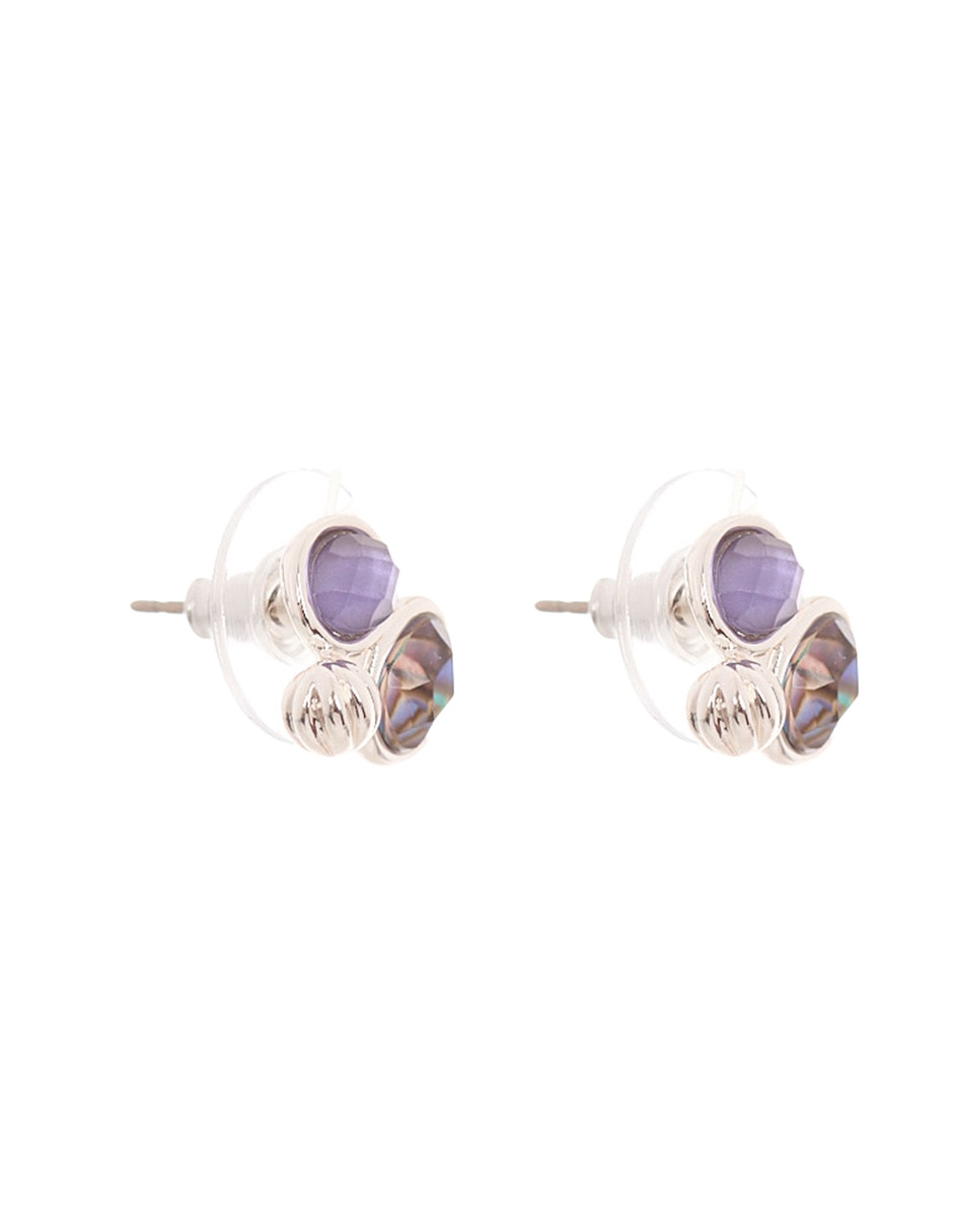 Set de aretes con acabado brillante 2