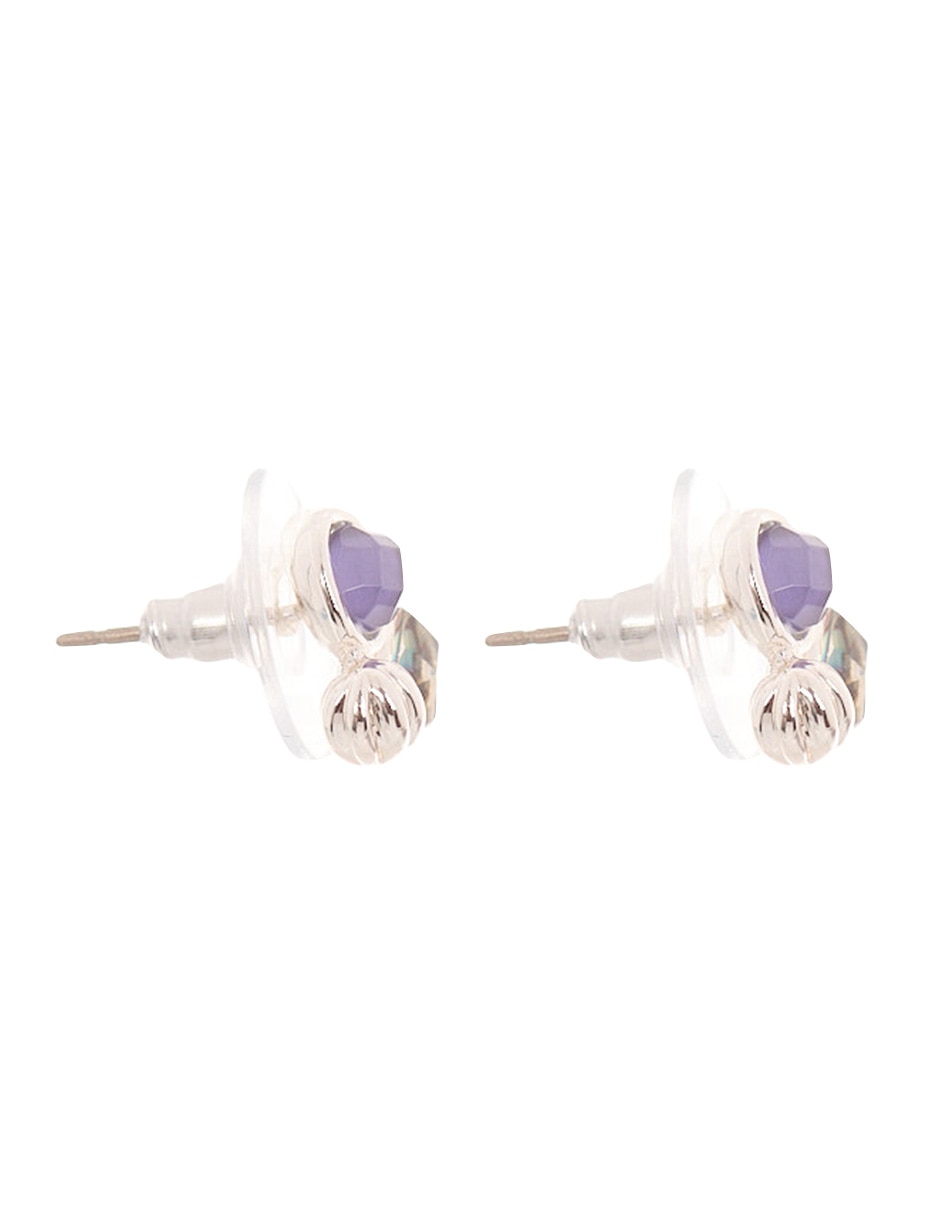 Set de aretes con acabado brillante 3