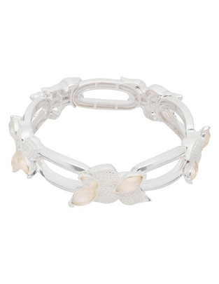 Pulsera con cristal acabado liso