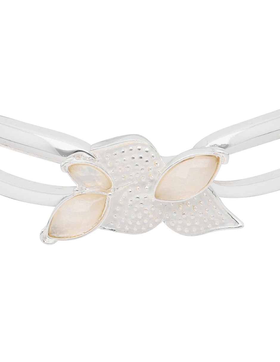 Pulsera con cristal acabado liso 3