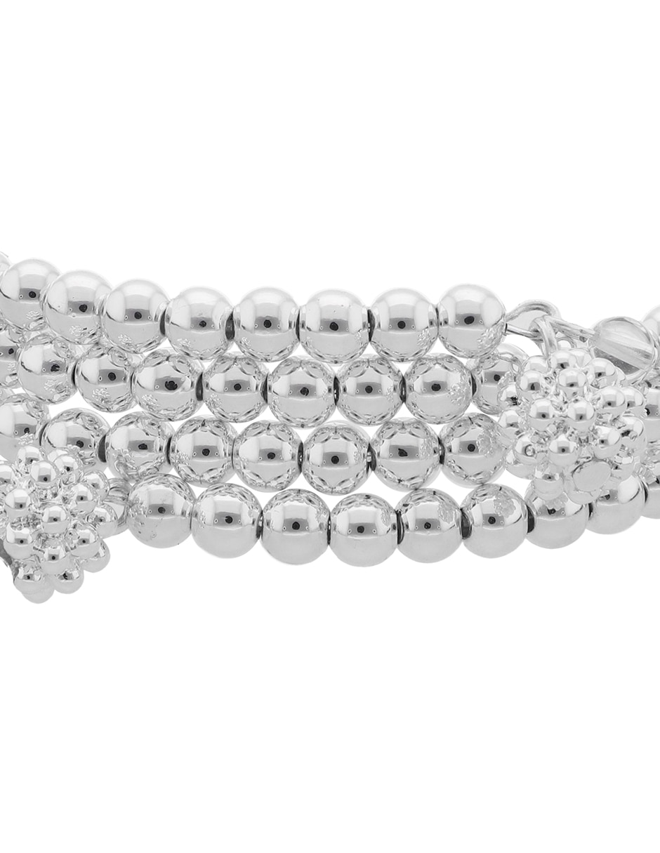 Pulsera con zirconia acabado brillante 4