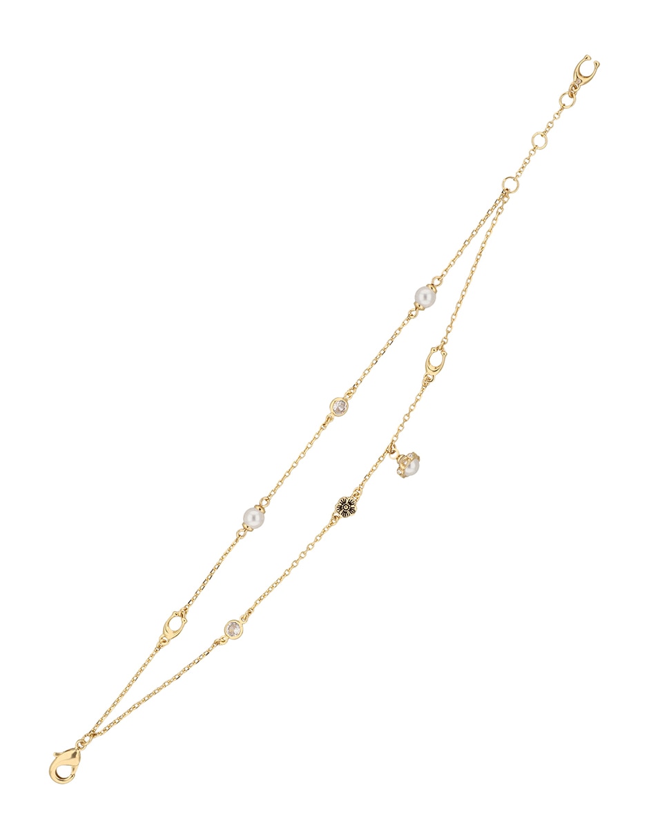 Pulsera 6.1 Heritage Charming Charms acabado brillante 2